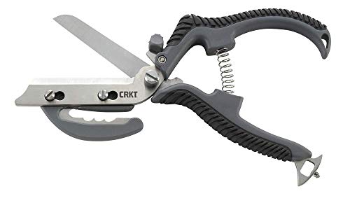 Columbia River Knife & Tool CRKT El Santo Trauma Shears: Emergency Shears, Strap Cutter, Glass Breaker, Ribbed Utility Grip 5007