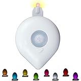 Toilet Light Lamp | 8 LED Light Colorful Motion Sensor Toilet Nightlight Random Switching Motion Activated Sensor Toilet Nightlight for Home, Hotel Washroom, Bathroom (White)