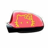 (2) 3D Hello Kitty Style for Rearview Mirror JDM Euro Cool Funny Drift Racing Car Window Bumper Die-Cut Decal Vinyl Sticker