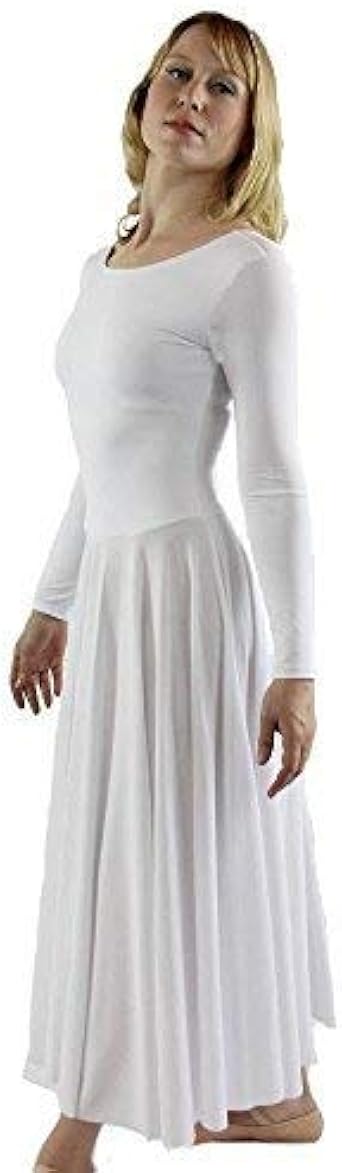 white loose fitting dresses
