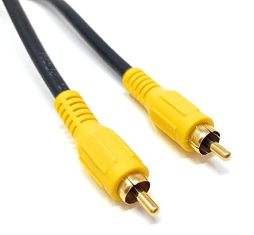 DRUT Single RCA to RCA Coaxial Phono Cable S/PDIF for Digital Audio, Home Theater, HDTV, Subwoofer, Hi-Fi Systems (0.5m)