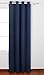 Deconovo Grommet Window Curtain Blackout Curtain for Nursery Room 52 Inch by 84 Inch Navy Blue 1 Panel