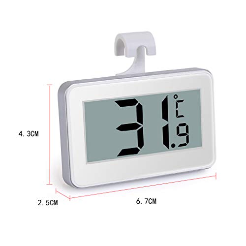 Vitality-Store Household High-Precision Waterproof Electronic Thermometer, Refrigerator Temperature Frost Alarm