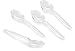 [50 Clear Tea Spoons] Plastimade Disposable Heavy Duty Plastic Cutlery,Great for Every Day Use, Home, Office, Party, Picnics, or Outdoor Events,