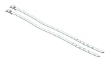 Ginger Straps Attachable Ankle Straps for high Heels, Pumps, Flats from (Silver)