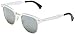 Ray-Ban RB3507 Clubmaster Aluminum Square Sunglasses, Brushed Silver/Gold/Grey Mirror, 51 mm
