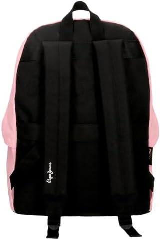 Aris Zaino per laptop doppio scomparto portatile 15,6 pollici 31 x 44 x 17,5 cm Zaino scuola poliestere by Joumma Bags, Rosa, Zaino + astuccio