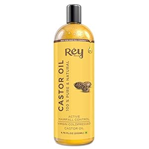 Rey Naturals Cold Pressed Castor Oil, 200ml