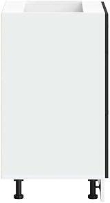vidaXL Black Kitchen Base Cabinet, 60x46x81.5 cm, Modern Design view 6