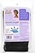 Stay On Satin Hair Wrap Edge Cleaning Fiber Womens Bonnet for Sleeping & Cleaner, Longer Hair, Black