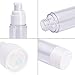 Noverlife 3 Pack 50ml/1.7oz Airless Vacuum Pump Toiletry Travel Bottles, Airtight Makeup Cosmetics Refillable Plastic Dispenser Containers, Leak Proof, TSA Approved, Ideal for Cream Gel Moisturizers