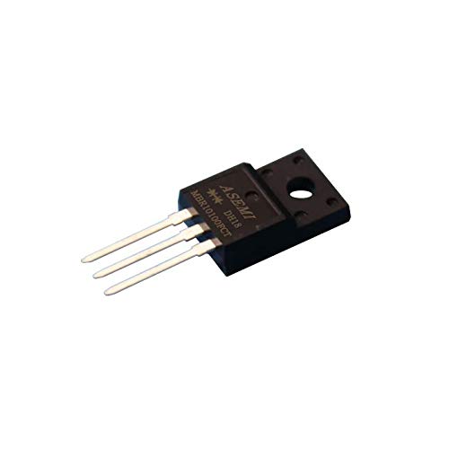 ASEMI (Pack of 10pcs) MBR10100FCT/MBRF10100CT Schottky Barrier Diode ITO-220AB 10A100V for SMPS