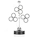 Walfront Art Perpetual Motion,Electronic Perpetual Motion Physics Science Revolving Celestial Model Kinetic Art Craft Desk Decoration