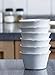 Sweese 511.001 Porcelain Souffle Dish, 6 Ounce Ramekins for Baking, Set of 6, White