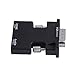 Dotop 1080P HDMI Female to VGA Male Converter Adapter Dongle with 3.5mm Stereo Audio Portable HDMI Connector