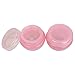 Beauticom 24 Pieces 10G/10ML Pink Frosted Container Jars with Inner Liner for Lotion, Toners, Lip Balms, Makeup Samples - BPA Free