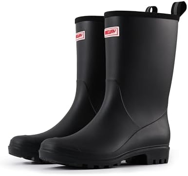 Amazon.com | ShedRain GOGO Margot Mid Rubber/Print Lining Rainboot