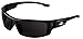 Safety Glasses, Bullhead Safety Eyewear BH943AF Dorado Safety Glasses with Dark Smoke Lenses, Crystal Black Frames, 1 Pair primary