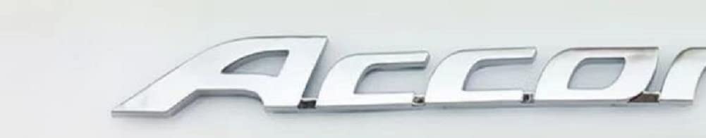 Photo 1 of 1 x 3D Replacement Parts Car Trunk Rear Door Emblem Badge Sticker (Chrome)