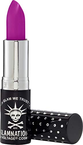 Manic Panic Mystic Heather Lethal Lipstick - Purplish Magenta Lipstick - Kitten Colors Lipsticks - Rich, Velvety Matte Finish - Vegan & Cruelty Free, Long Lasting Moisturizing Vegan Magenta Lip Stick