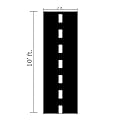 Race Car Theme Birthday Party Racetrack Floor Runner Decoration 10' x 2'