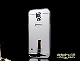 Samsung S5 Case,Ultra-thin Luxury Aluminum Metal Mirror PC Back Case Cover for Samsung Galaxy S5 I9600 (Gray)