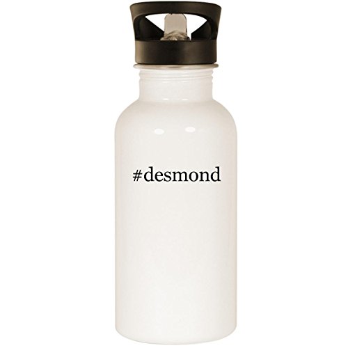 #desmond - Stainless Steel Hashtag 20oz Road Ready Water Bottle, White
