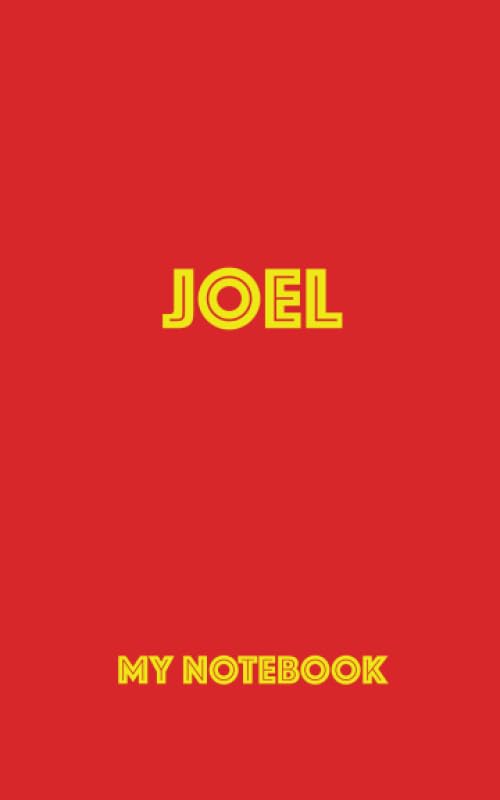 JOEL My Notebook: Blank Lined Notebook