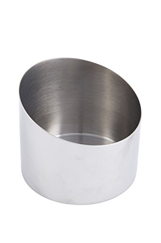 Bon Chef61323 Stainless Steel 18/8 Milan/Empire Collection Sugar Caddy, 4" Diameter x 3-7/8" Width x 3-1/4" Height