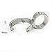COSY-L SM Sexy Metal Handcuffs Heavy Duty for Adults, Stainless Steel Fetish Slave Bondage Adult Toys, BDSM Wrist Cuffs for Senior Players,Malethumb 1