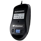 Cougar SURPASSION Gaming Mouse - with On-Board LCD Screen - PixArt PMW3330 Sensor - 50-7,200 DPI On-Board Setting