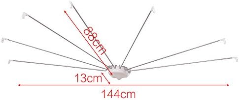 Bathroom Accessories Baoyouni Foldable Wall Mounted Shower Curtain