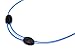 Cablz Monoz Adjustable Eyewear Retainer | Monofilament-Like Line, Adjustable, Off-The-Neck Eyewear Retainer Strap, 14in (Blue)