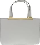 Michael Kors Women's Large Tilda Leather Top-Handle Tote - Optic White