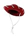Nicky Bigs Novelties Kids 1950's Cowboy Hat Wide Brim- Toddler Cowgirl Hats - Birthday Halloween Dress Up Costume, Red, One Size