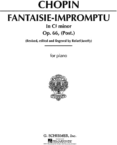 Chopin Fantasie-Impromptu: op. 66: Chopin, Frederic, Shevtsov, V