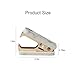 MultiBey Marble Mini Staple Removers Gold Steel Jaws Office Stationery Desk Accessories Gift (Gold, 1pc)