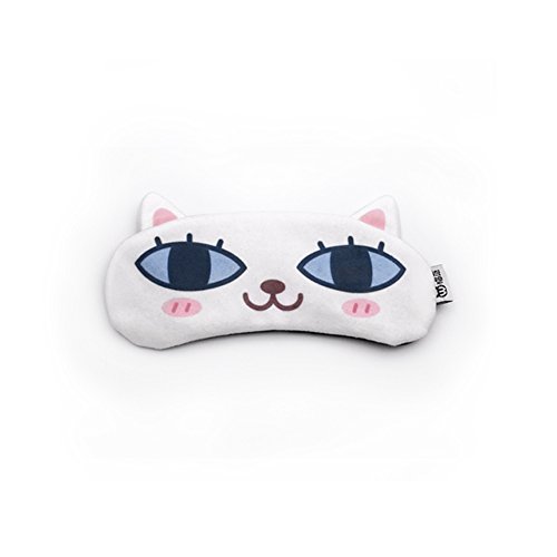 [2 PACK] MicroBird Cat&Dog Cute Sleep Eye Mask with gel pad, Hot & Cold Therapy for Insomnia Puffy Eyes, Super Soft and Light, for Sleeping, Shift Work,Blindfold Eyeshade for Men and Women kid - Thumbnail 6