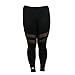 STRYK Women's Premium Mesh Active Yoga Gym Crossfit Leggings Pants