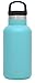 Simple Modern Insulated Water Bottle with Handle Lid Small Reusable Ascent Narrow Mouth Stainless Steel Thermos Flask, 12oz Handle Lid, Caribbean