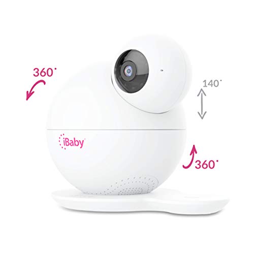 iBaby M7 Baby Monitor 1080P with Thousands of lullabies & Bed Stories, Motion and Cry Alert, Temperature & Humidity Sensors, Air Sensors, Moonlight Projector - Thumbnail 3