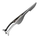 Tinksky False Eyelashes Extension Applicator Remover Clip Tweezers Nipper (Silver)