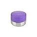 LunchBots Rounds 4oz Stainless Steel Non-insulated Leak-Proof Snack Container for Kids and Adults - Small Food Jar for Dressings, Dips, and Finger Foods - Dishwasher Safe - Purple
