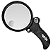 The multipurpose magnifier with light for professionals & collectors | 4 magnification modes | up to 55x magnification | scratch-resistant magnifying glass | for reading, coin, stamp & rock collecting