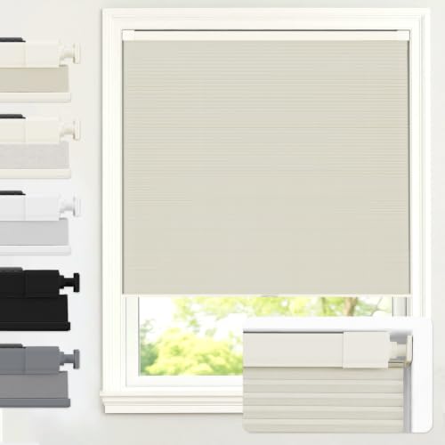 AOSKY Cordless Blackout Cellular Shades Beige