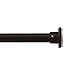 Room/Dividers/Now Tension Curtain Rod, Adjustable Heavy-Duty Tension Rod No Drilling Required, 28-50 Inch, Black Curtain Tension Rod with Strong Hold and Easy Setup for Windows, Closets and Spaces