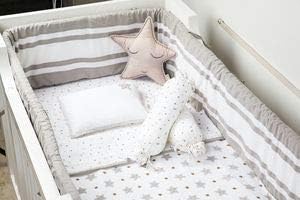 Masilo Organic Cot Blanket Set Crib Bedding Bundle - Gold - Newborn,Baby - Unisex - Star