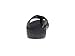 OLUKAI Hokua Men's Beach Sandals, Quick-Dry Flip-Flop Slides, Water Resistant & Wet Grip Rubber Soles, Compression Molded Footbed & Soft Comfort Fit, Black/Dk Shadow, 11
