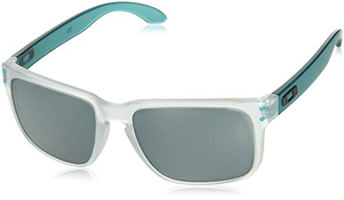 Oakley Men's Holbrook Non-Polarized Iridium Square Sunglasses, Crystal Clear Prizm Black, 57 mm