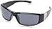 NFL Siskiyou Sports Fan Shop Miami Dolphins Etched Chrome Wrap Sunglasses One Size Black